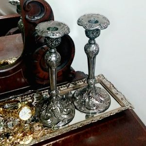 Godinger Silver candle holders
